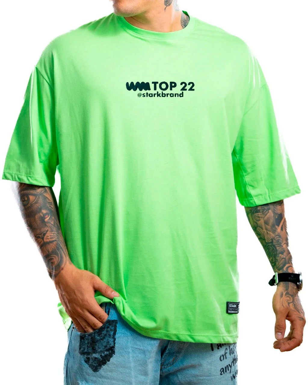 Oversize Verde Neon Top 22