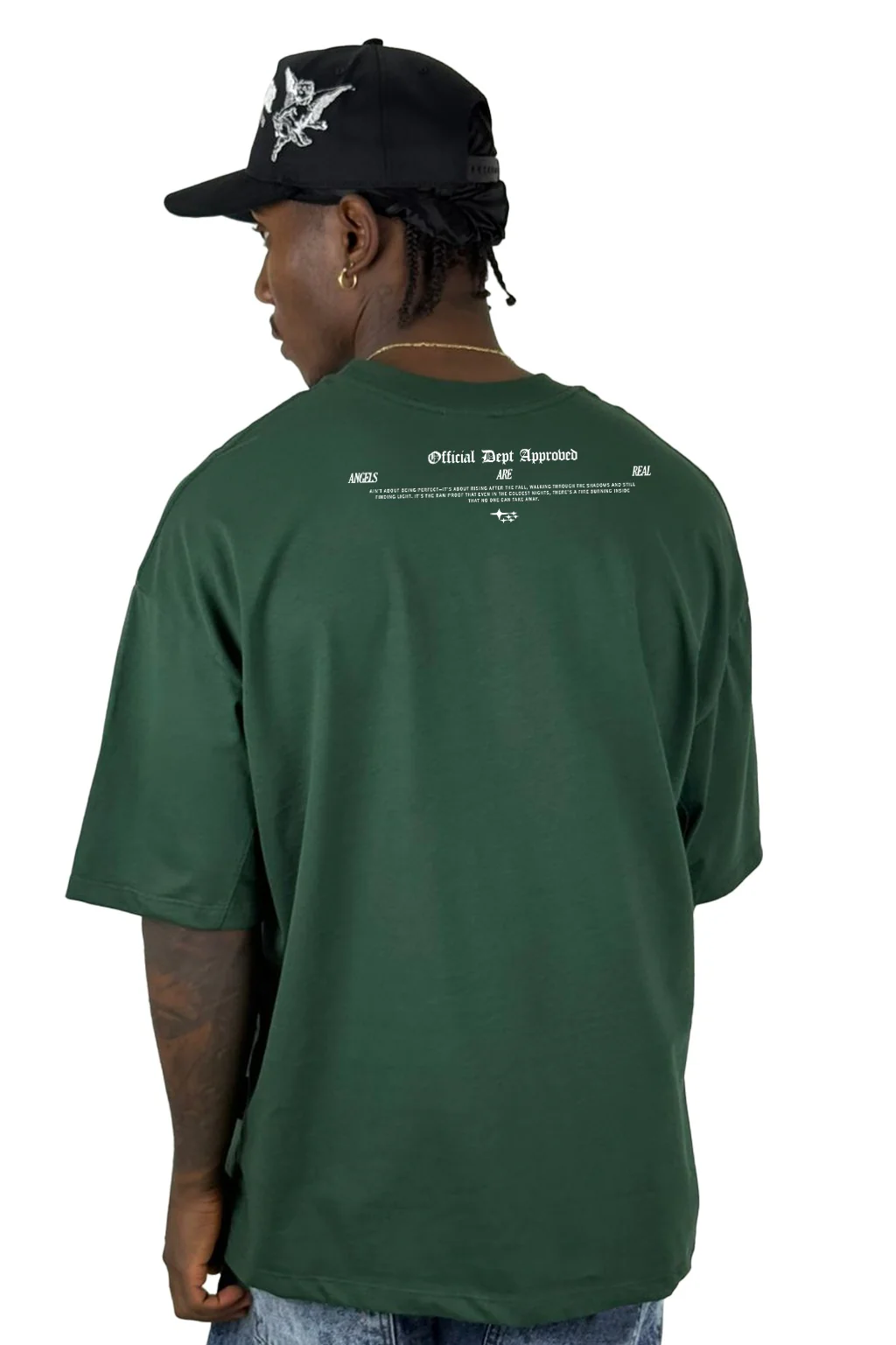 Oversize Verde Redemption Angeles Alto Gramaje - Image 2