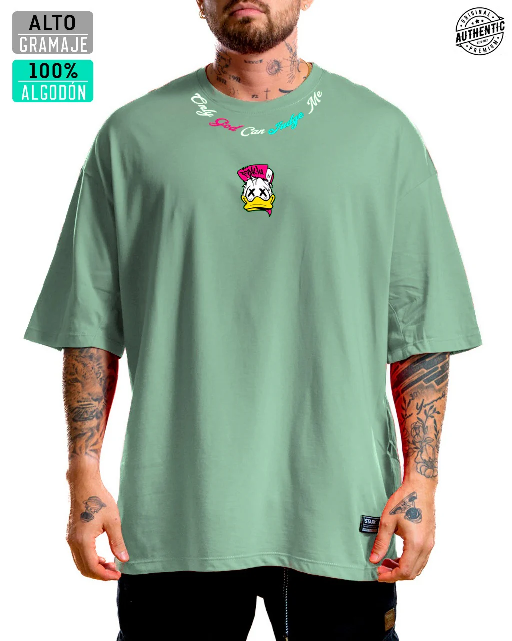 Oversize Verde seco Donald Alto Gramaje - Image 2