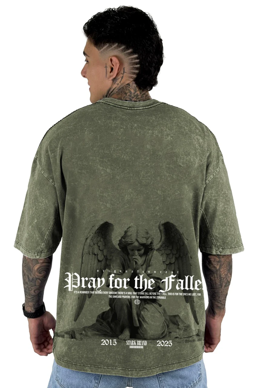 Oversize Verde Sky Pray For The Fallen - Image 2