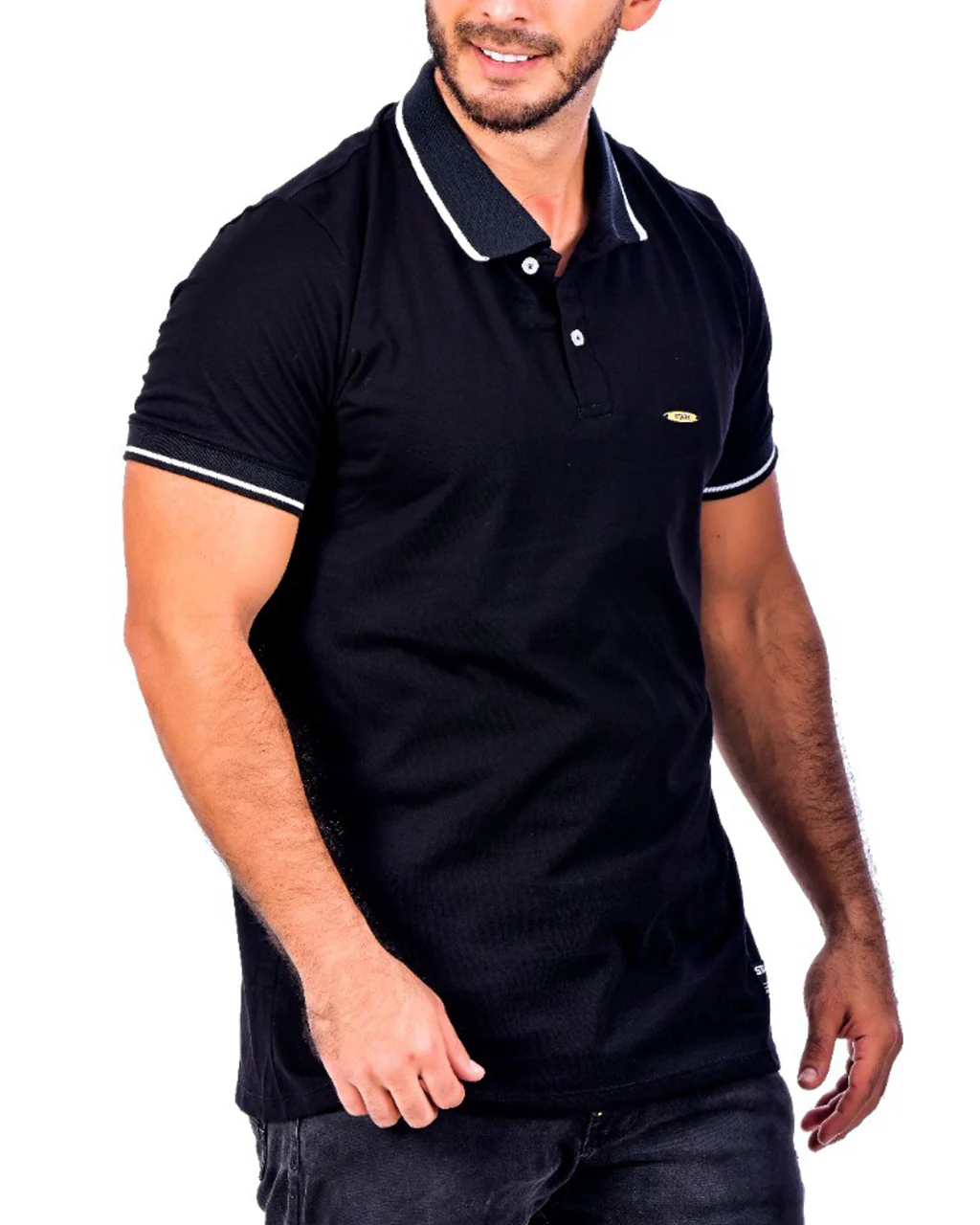 Polo Negro RIb Negro
