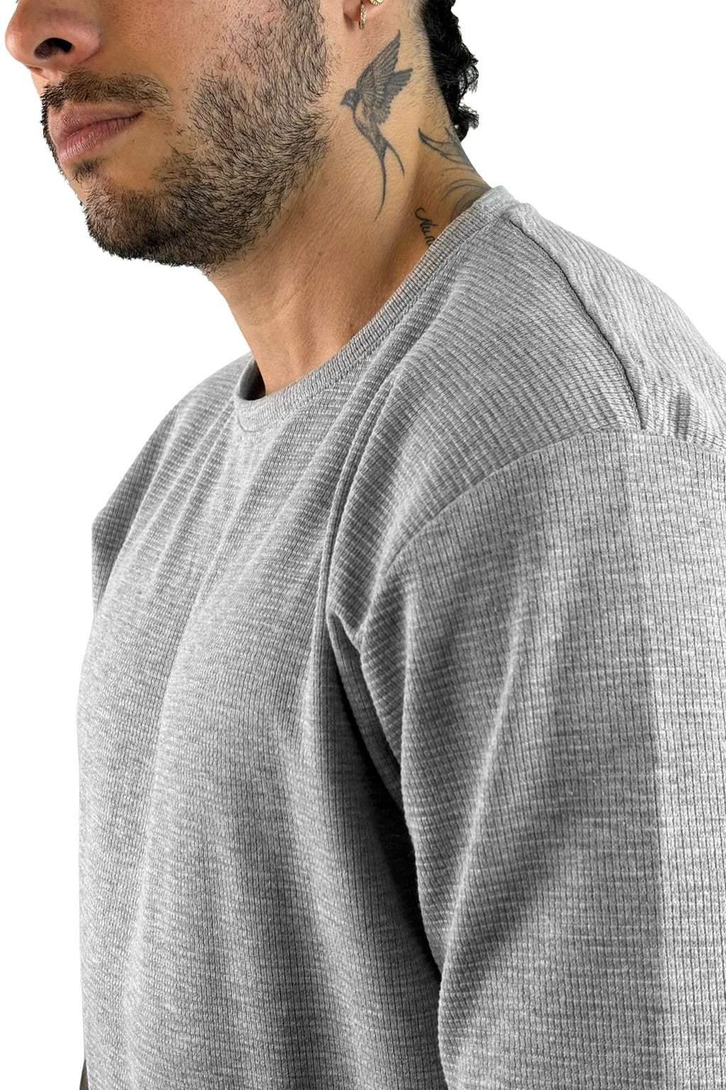 Texturizada Camiseta Gris - Image 2